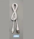 Cables DE DATOS Lightning de PVC para teléfonos móviles, Conector de plástico USB 0,9, 6A, 2,0 M