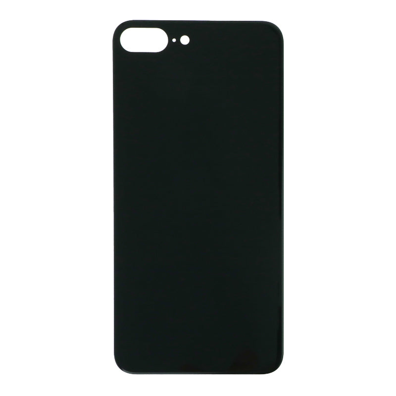 Tapa trasera para iPhone 8 Plus US & hoyo largo color negro OEM