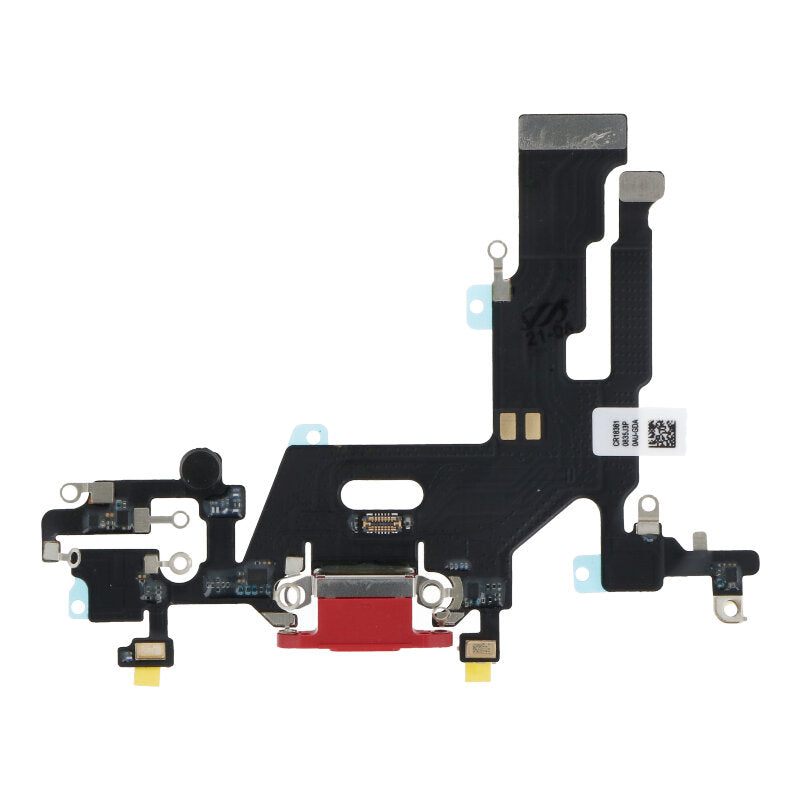 Puerto de carga completo con Flex Cable para iPhone 11 Red OEM