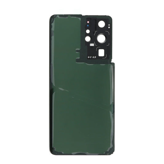 Tapa de batería con Lente de cámara trasera para Samsung S21 Ultra 5G Negro AC