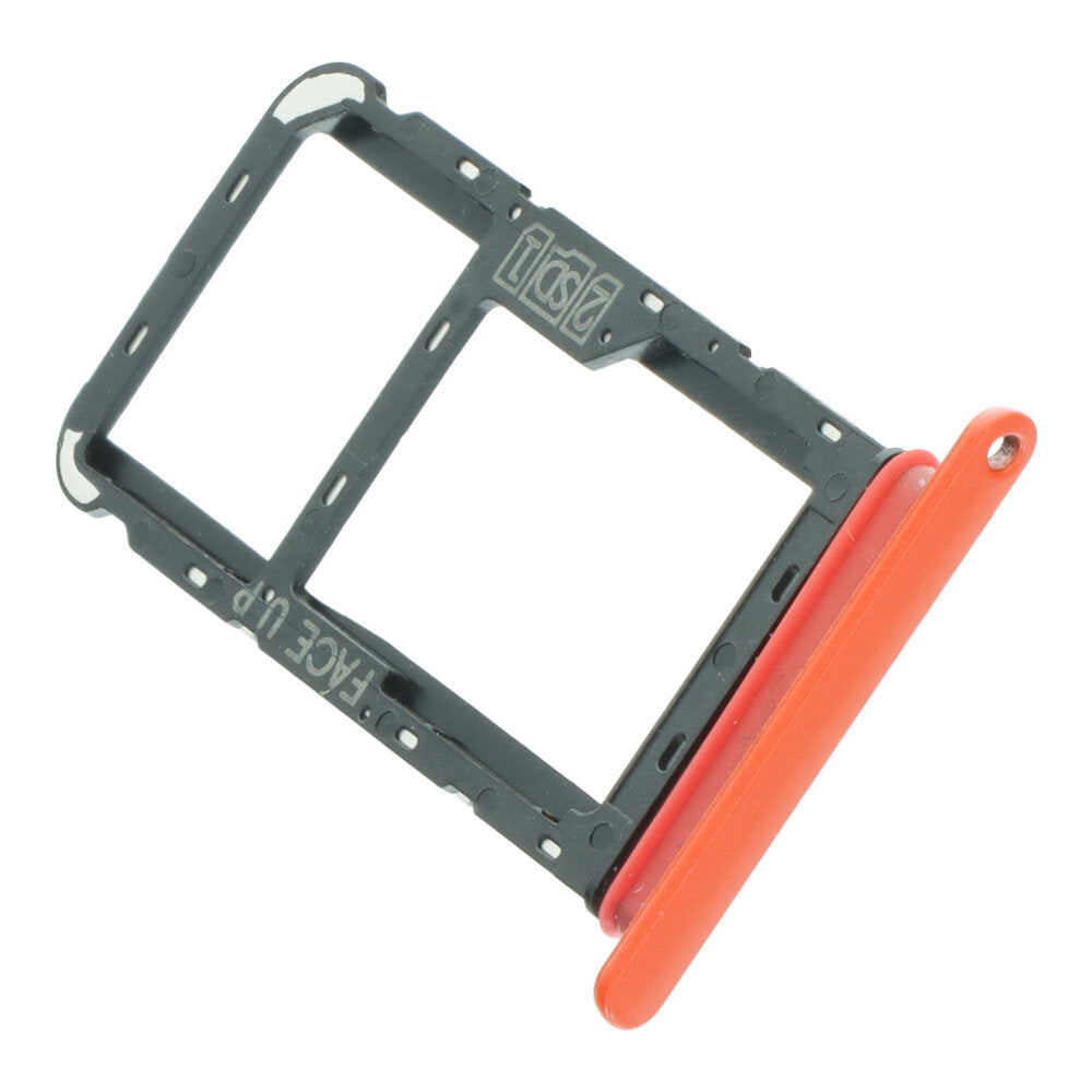 SIM Card Tray para Motorola Moto E7i Power Version Dual Card Color Rojo naranja