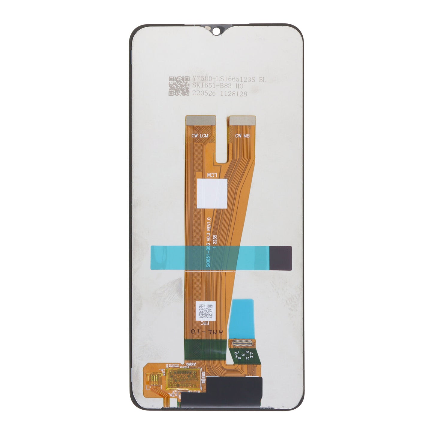 Pantalla sin marco para Samsung A04 (A045 / 2022) Color Negro