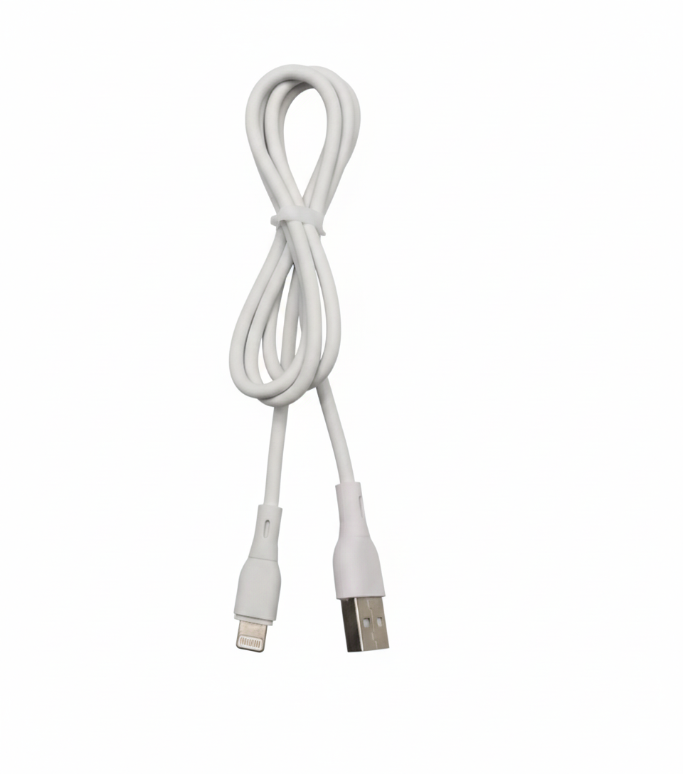 Cable Lightning de PVC para teléfonos móviles Celulares, 2 Metros de Largo