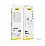 Cable USB tipo C, Carga rápida, datos, PVC 6A / A26T