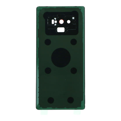 Tapa de batería + Lente de cámara trasera y bisel para Samsung Note 9 Negro OEM