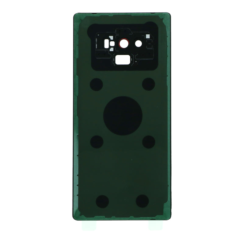 Tapa de batería + Lente de cámara trasera y bisel para Samsung Note 9 Negro OEM
