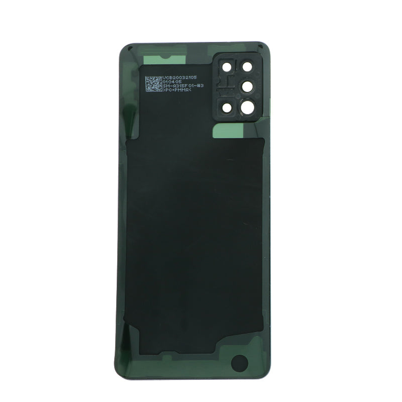 Tapa trasera para Samsung A31 con adhesivo, color azul