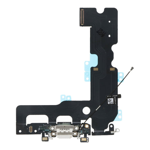 Puerto de carga completo con Flex Cable para iPhone 7 Plus color blanco sin logo OEM