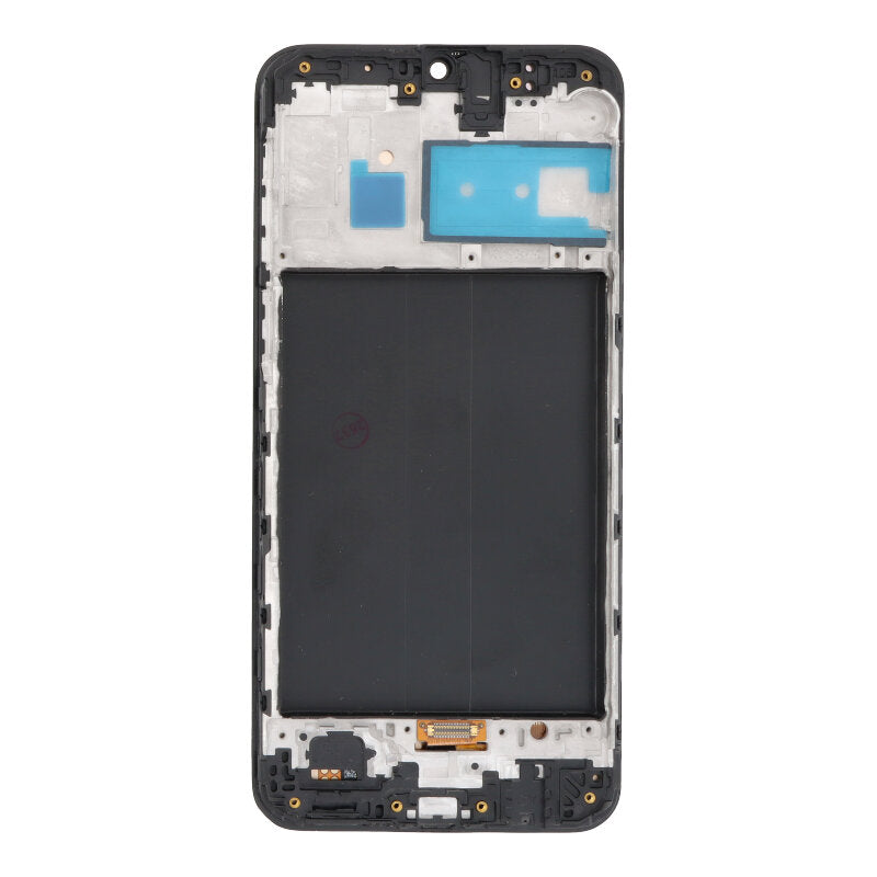 Pantalla con marco para Samsung M30 / M30s / M31 / M21 Color Negro OLED