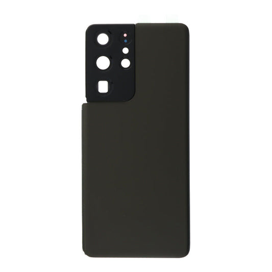 Tapa de batería con Lente de cámara trasera para Samsung S21 Ultra 5G Negro AC