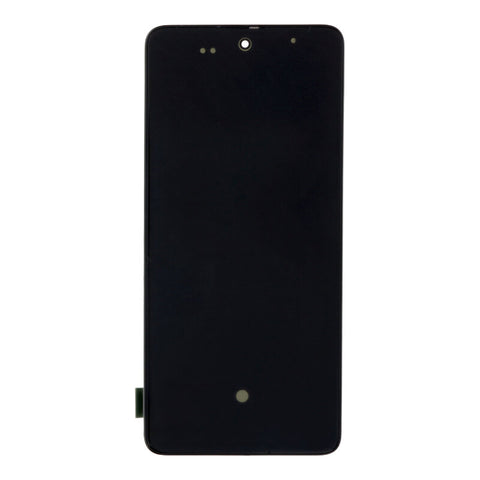 Pantalla con marco para Samsung A51 OLED Negro HQ