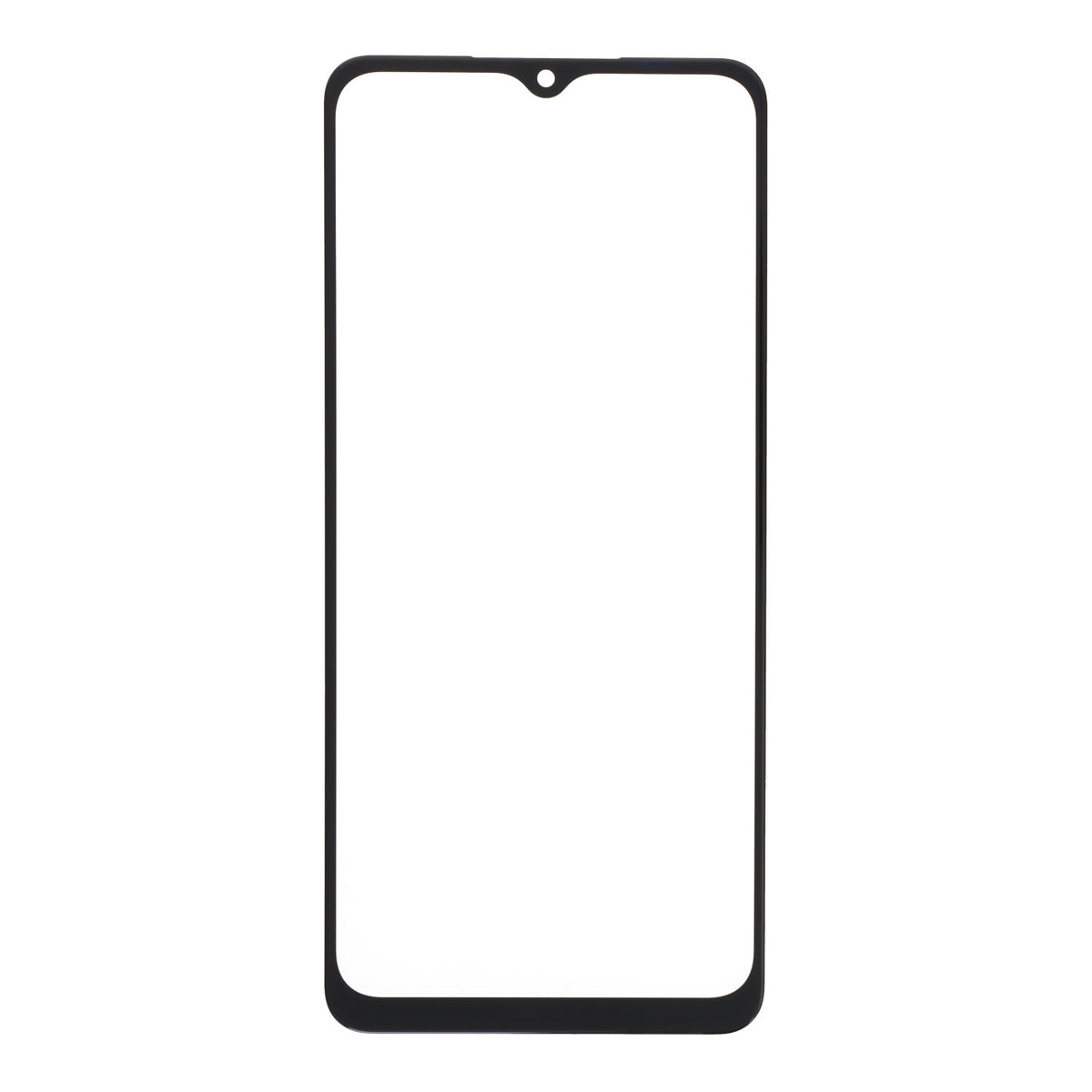 Glass Lens + OCA for Samsung Galaxy A12 Nacho / A12 Negro HQ