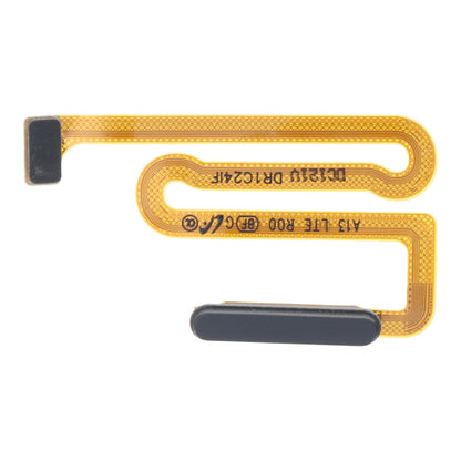 Flexor de botón de encendido y sensor de huella para Samsung A13 A135 / A13 A137, negro brillante, Premiun