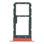 SIM Card Tray para Motorola Moto E7i Power  Version Dual Card Color Rojo naranja