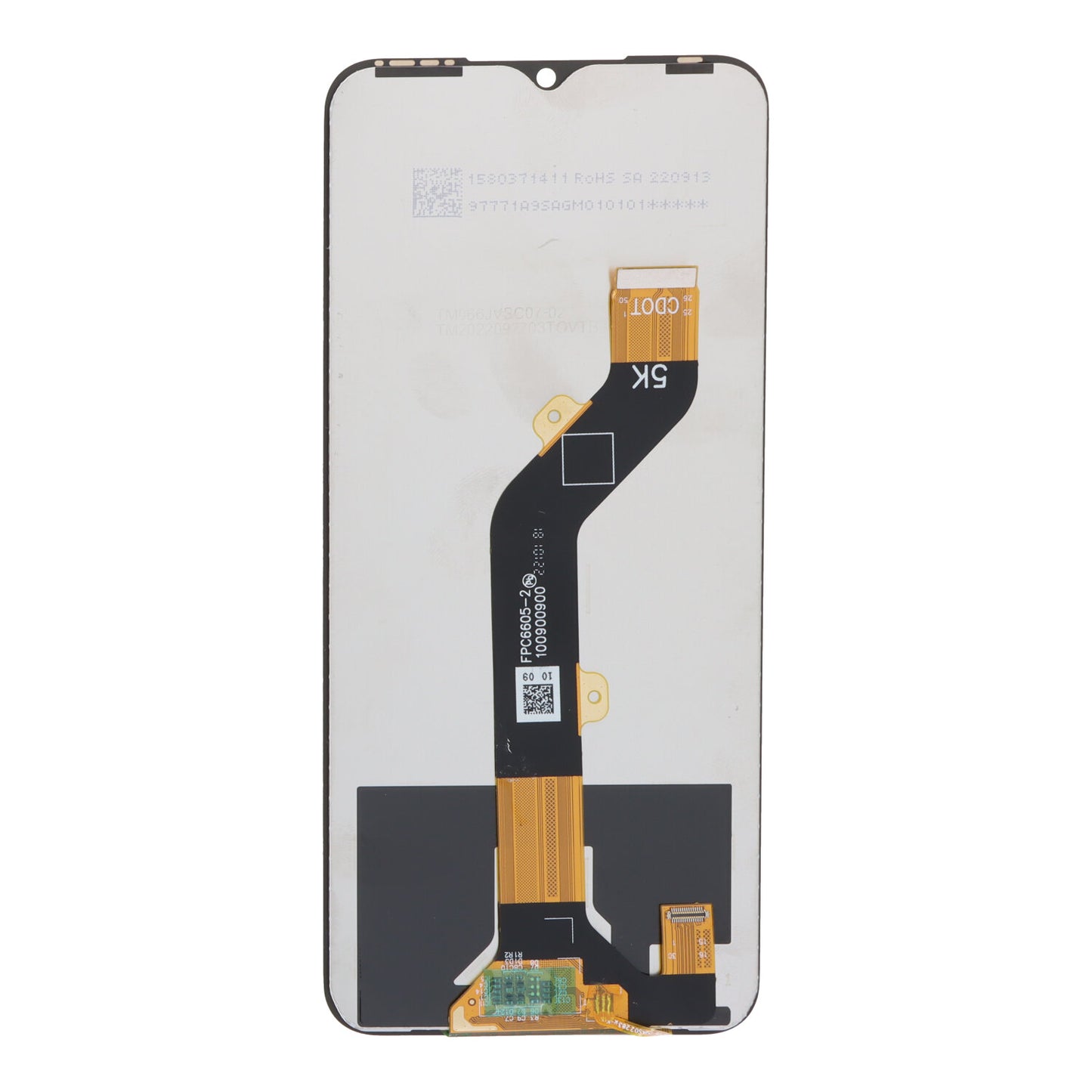 Pantalla Sin Marco para Tecno Spark 8C / Spark 9T / Spark 9 Negro