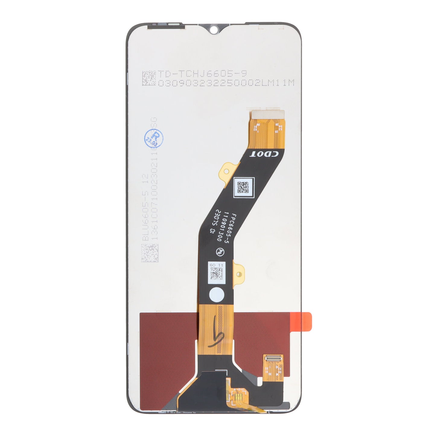 Pantalla sin marco para Tecno Spark Go 2023 Color Negro