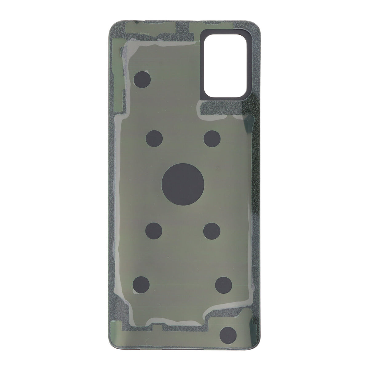 Tapa Trasera para Samsung A51 Color Negro Sin Logo