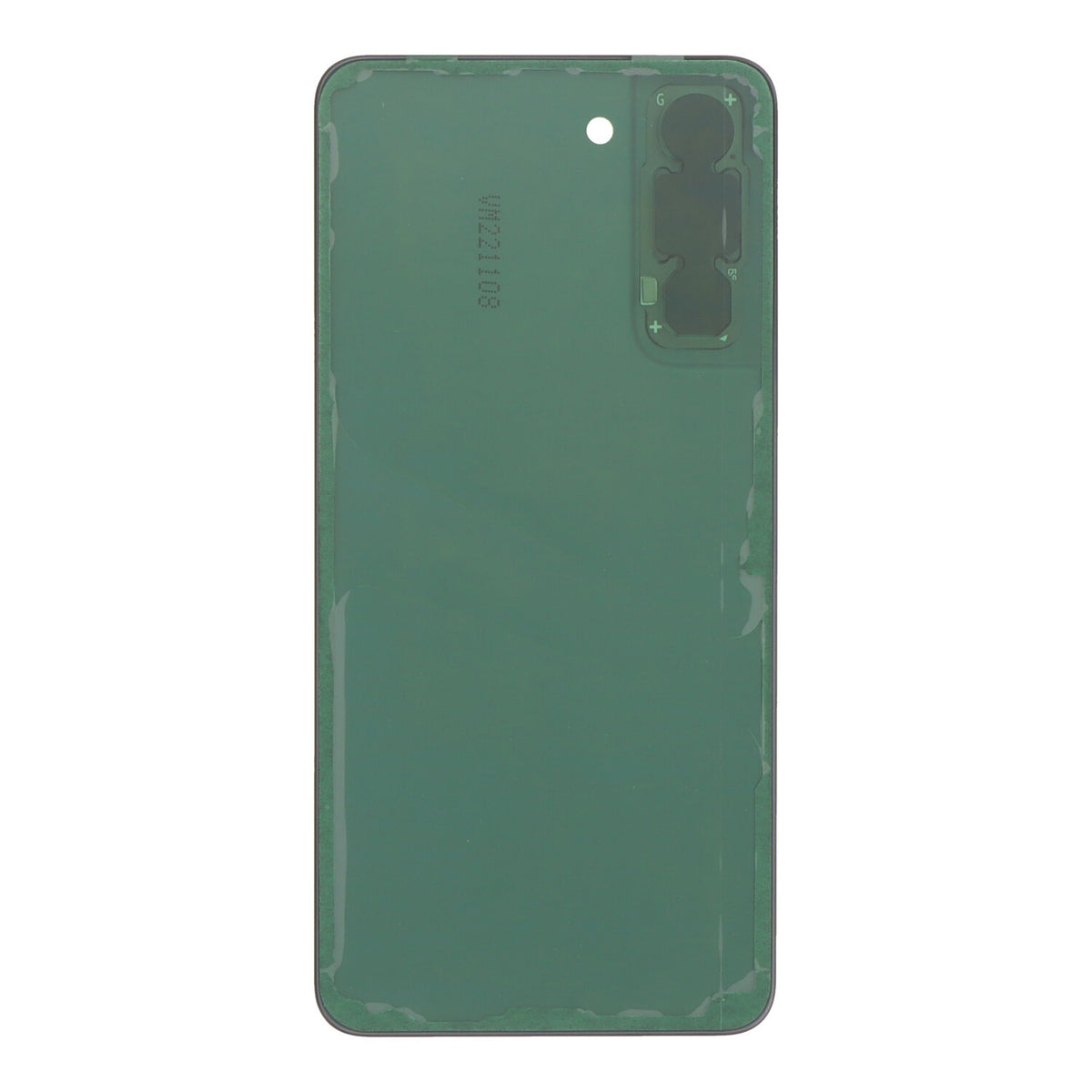 Tapa de batería + Adhesivo + Lente de cámara para Samsung S21 FE 5G G990 Negro Premium