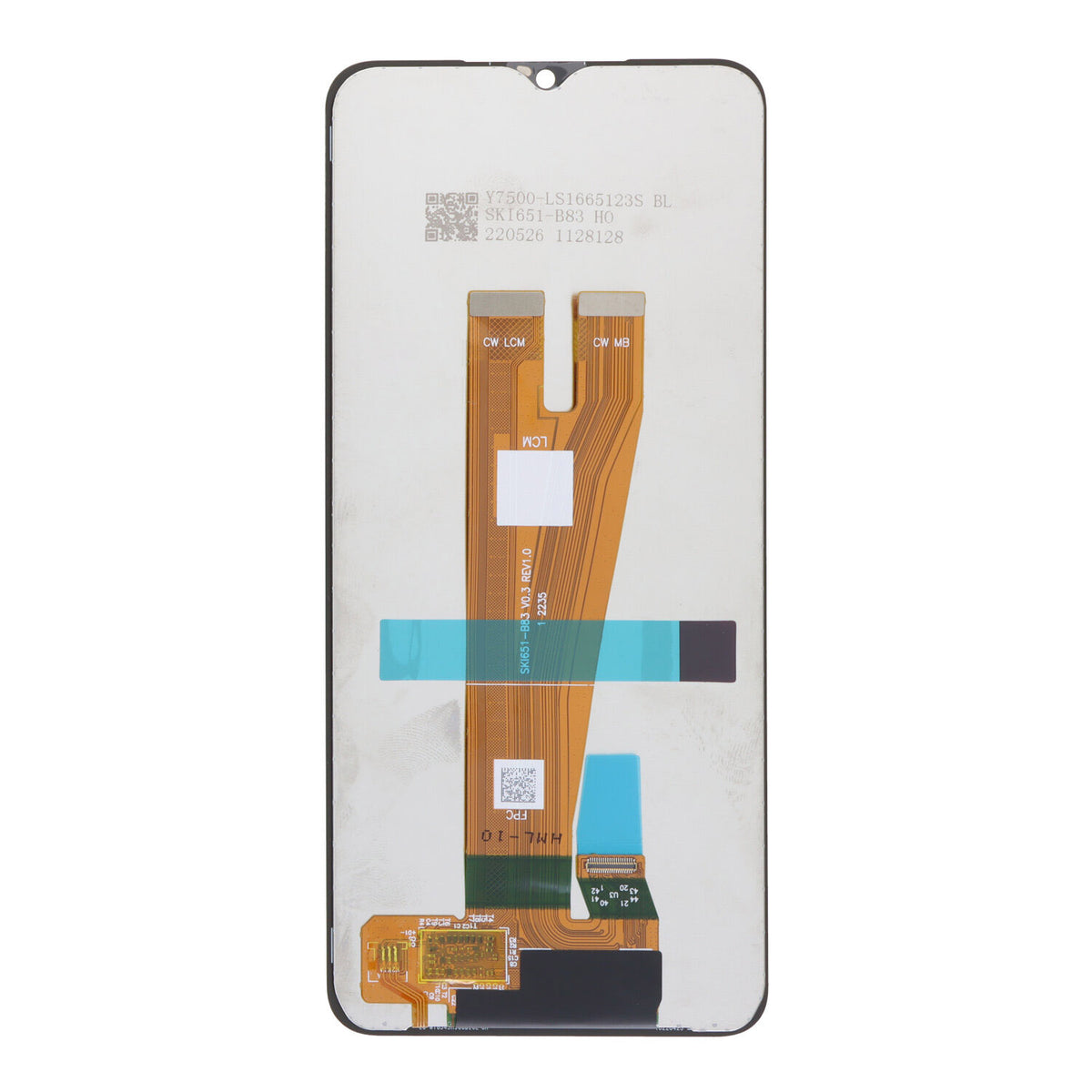 Pantalla sin marco para Samsung A04 (A045 / 2022)  Color Negro