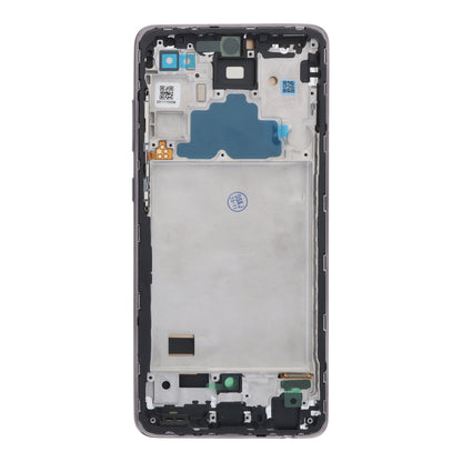 Pantalla con Marco para Samsung A72 / A72 5G TFT Negro HQ