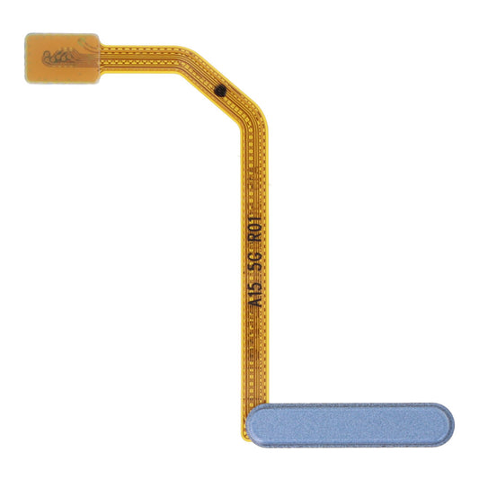 Flexor del botón de encendido y sensor de huella para Samsung A15 azul prémium