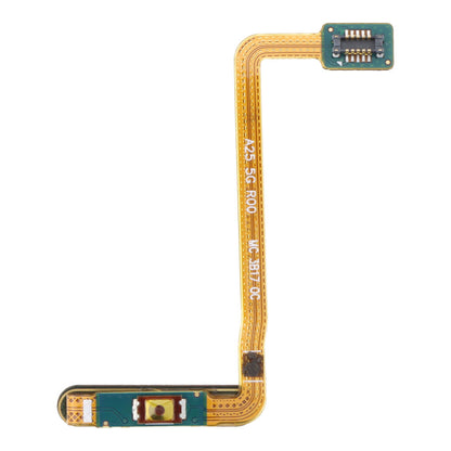 Flexor de botón de encendido y sensor de huellas para Samsung A25, Azul, Prémium