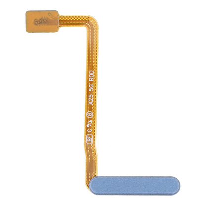 Flexor de botón de encendido y sensor de huellas para Samsung A25, Azul, Prémium