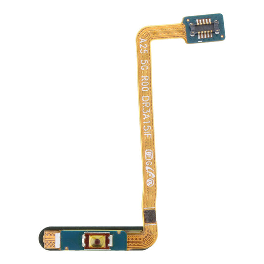 Flexor de botón de encendido y sensor de huellas para Samsung A25, amarillo, Prémium