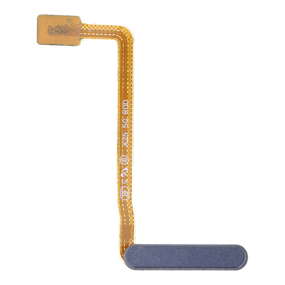 Flexor de botón de encendido y sensor de huellas para Samsung A25, Azull medianoche, Prémium