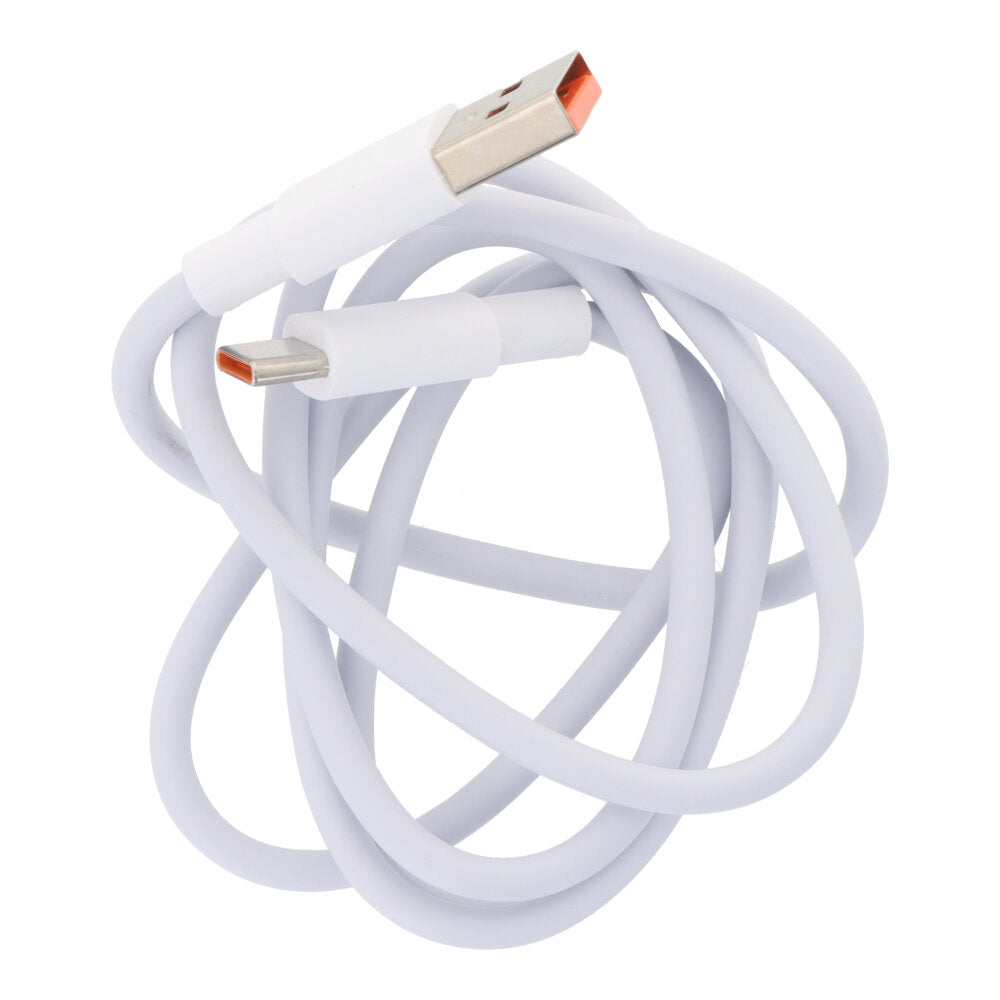 Cable de carga y datos tipo C, 1 metro color blanco