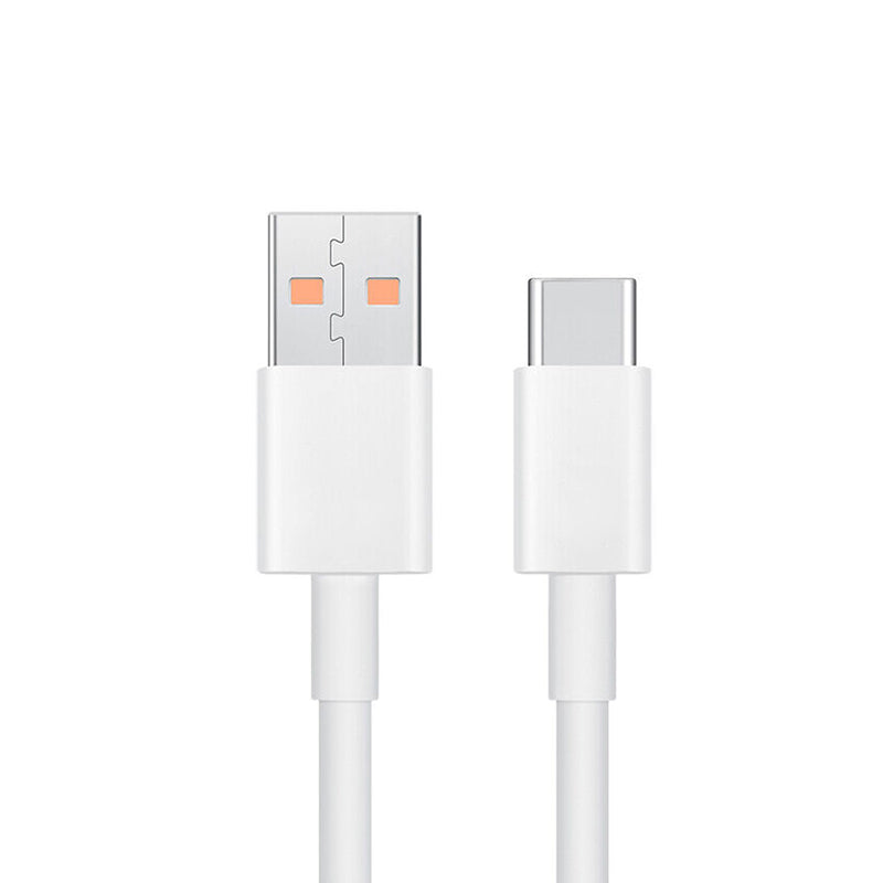 Cable de carga y datos tipo C, 1 metro color blanco