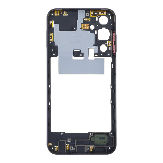 Marco intermedio con NFC para Samsung A25 azul medianoche Prémium