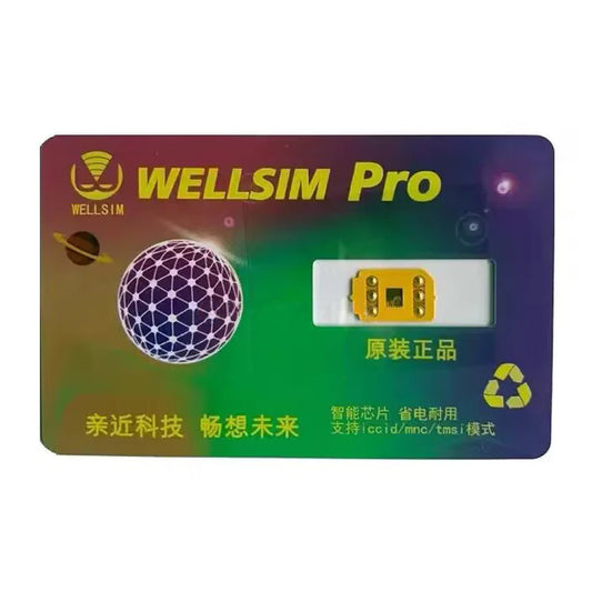 R-SIM WellSim Pro Unlock Card Sticker para iPhone 6S/7/8/X/XR/XS Max/11/12Pro Max/13/14Pro Max/15Pro Max