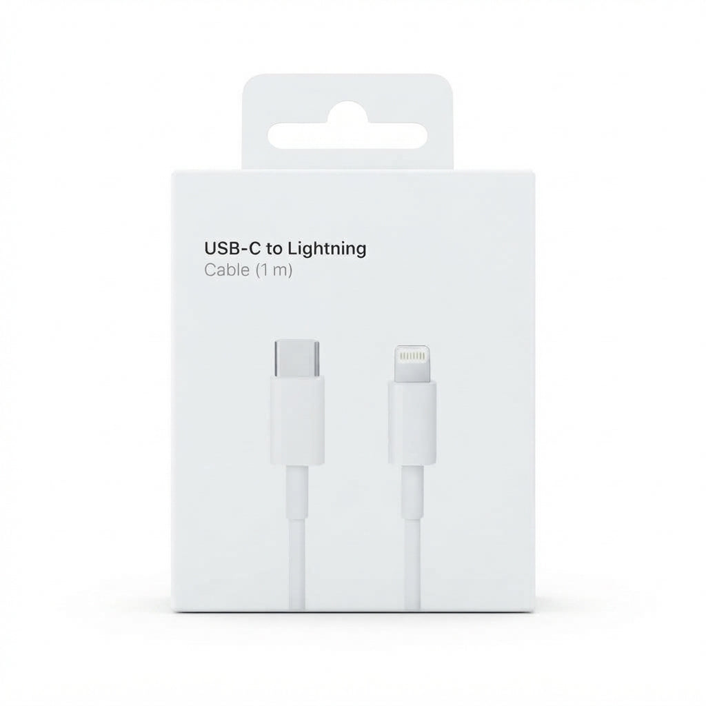 Cable de Carga de USB-C a Lightning (1 metro).
