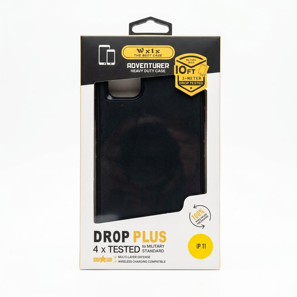 Estuche Funda de 3 piezas para iPhone 11 6.1 Negro