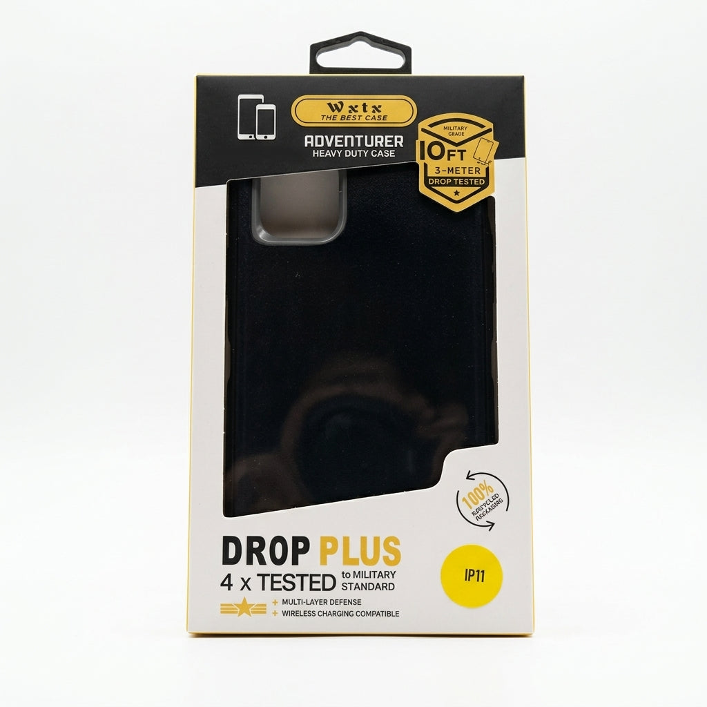 Estuche Funda de 3 piezas para iPhone 11 6.1 Negro / Gris