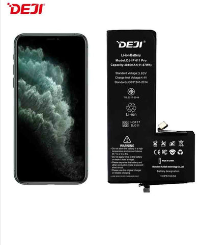 Bateria de Larga Duracion iPhone 11 Pro (3046mAh) DEJI