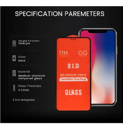 Vidrio Templado Samsung A04E (A042 / 2022) Full cover | 10 Unidades