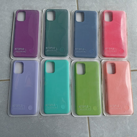 Estuche Protector de silicon para Motorola G9 Plus