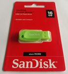 Memoria USB SanDisk Cruzer Blade 16GB Color Verde